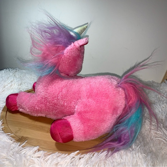 Pony Surprise Pets Unicorn Surprise~ Starburst & 1 Baby Pony Plush Pink Rainbow - Picture 4 of 7